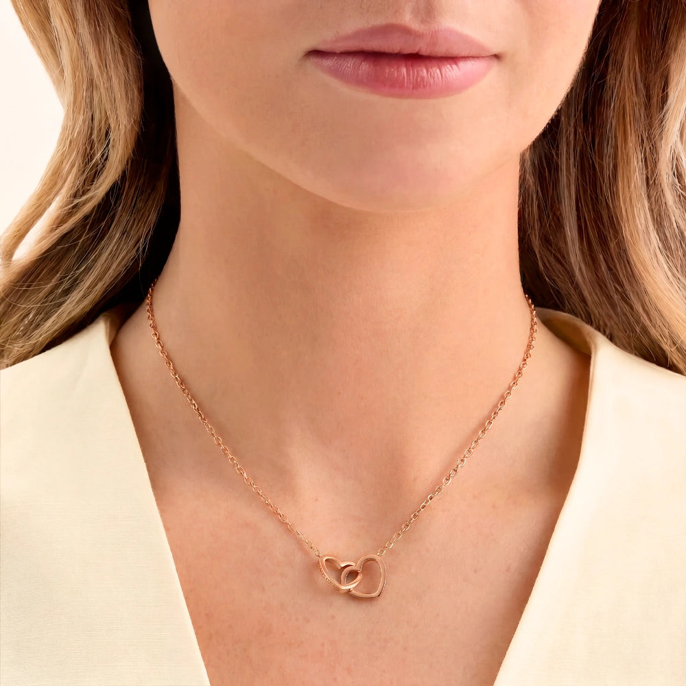 Collana cuori intrecciati
