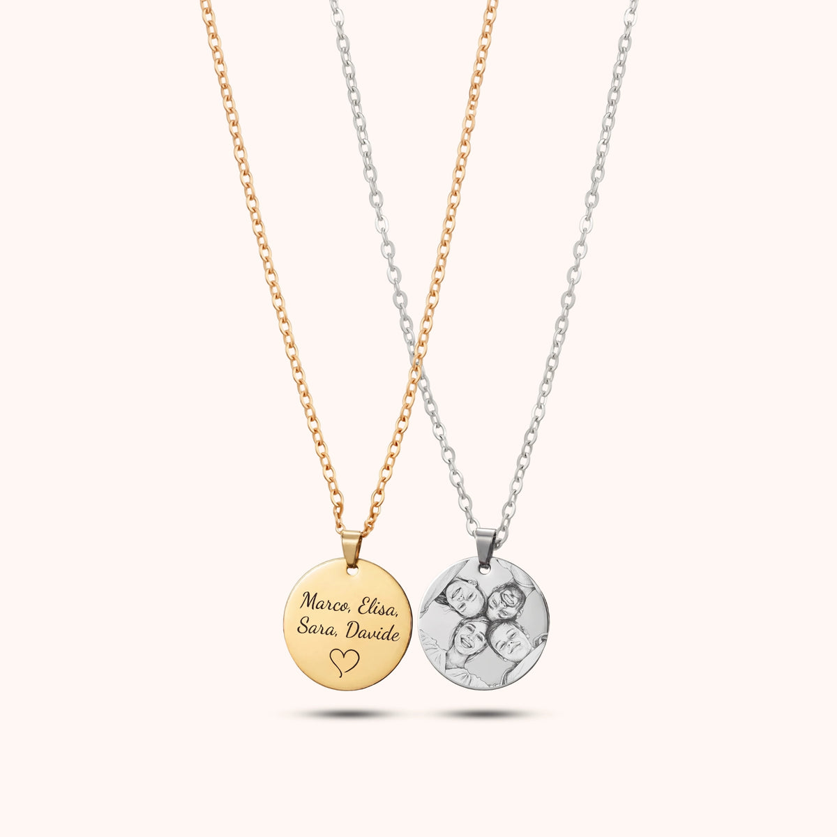 Collana con Fotoincisione